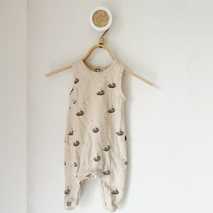 Rylee + Cru tug boat print romper